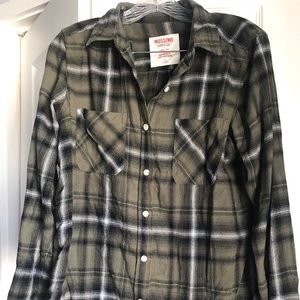 Women’s Green Flannel